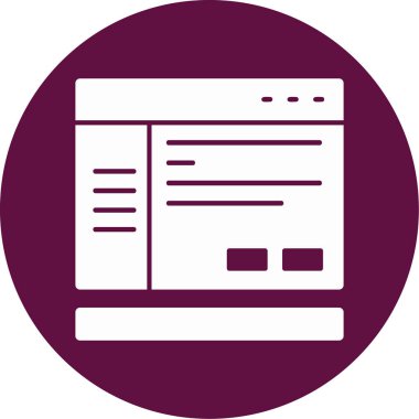 seo modern simgesinin vektör illüstrasyonu