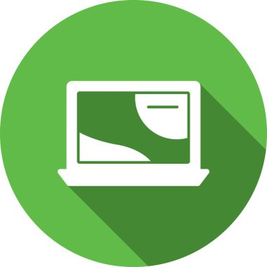 bilgisayar vektör simgesi modern basit illüstrasyon