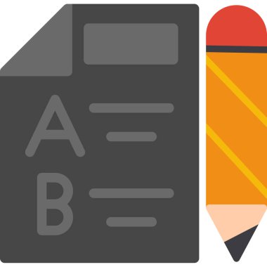 kitap düz simgesi, vektör illüstrasyonu