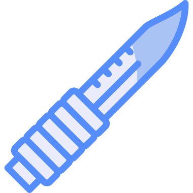 Bıçak. Web simgesi basit illüstrasyon