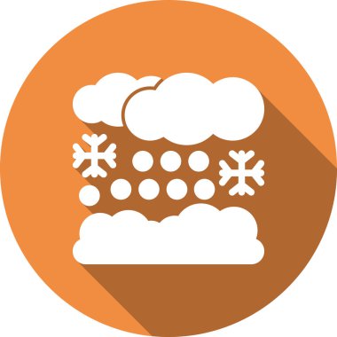 Kar simge vektör çizim