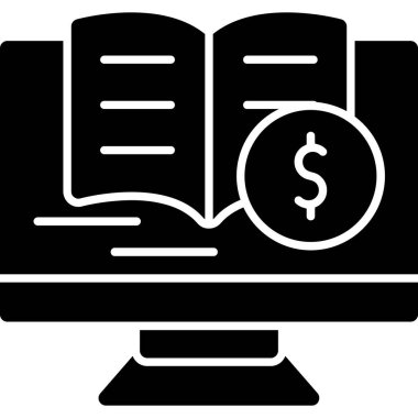 kitap simgesi, vektör illüstrasyonu