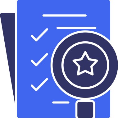 Bir pano simgesinin vektör illüstrasyonu