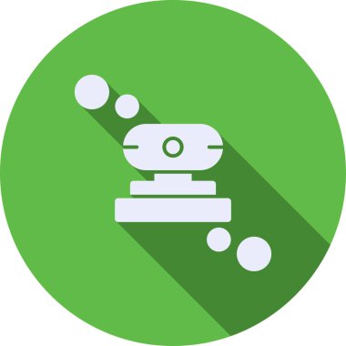 Kahve makinesi düz vektör simgesi