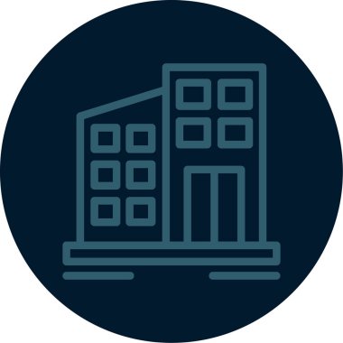 Yapı simgesinin vektör illüstrasyonu