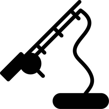 Mikroskop. Web simgesi basit illüstrasyon