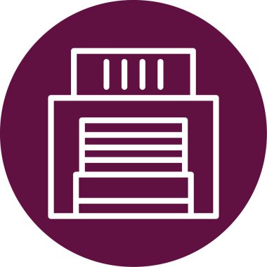 Modern yapı simgesinin vektör illüstrasyonu