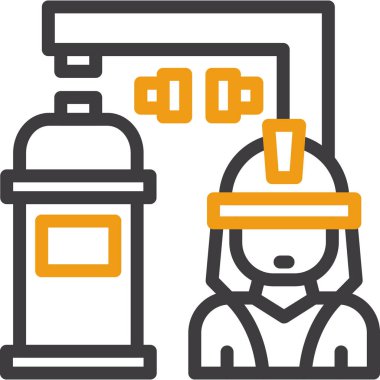 kadın simge vektör illüstrasyonu