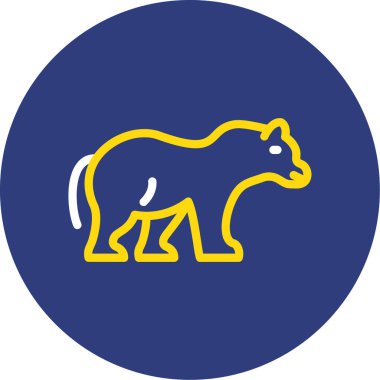 hayvan simgesi vektör illüstrasyonu