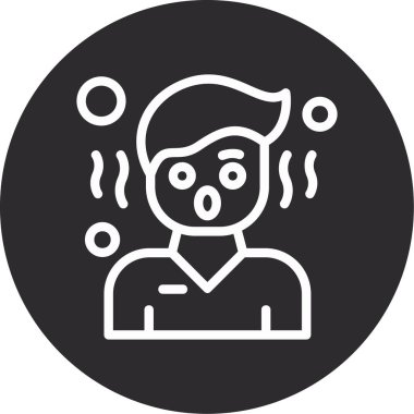 avatar. Web simgesi basit illüstrasyon