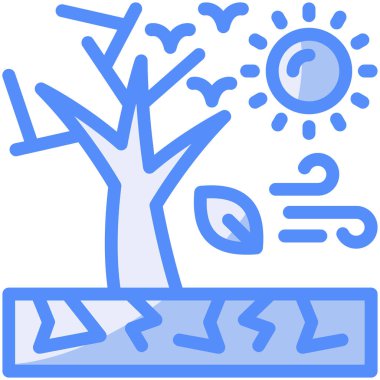 Ağaç. Web simgesi basit illüstrasyon