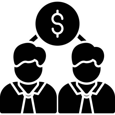 iş insanları vektör simgesi