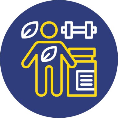 İnsan simgesinin vektör illüstrasyonu