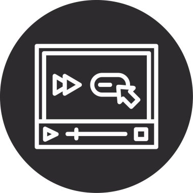 seo modern simgesinin vektör illüstrasyonu