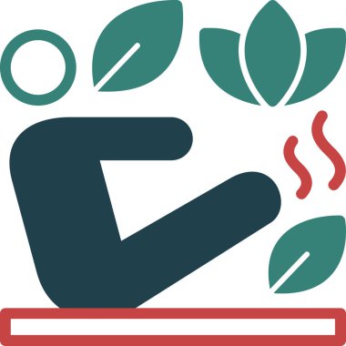 Düz biçimli ekoloji koruma ortamı simgesi