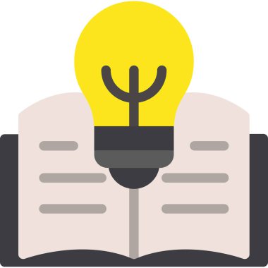 eğitim düzlüğü simgesi, vektör, illüstrasyon, yaratıcılık kavramı