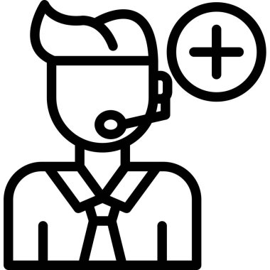 iş adamı simgesi, vektör illüstrasyonu