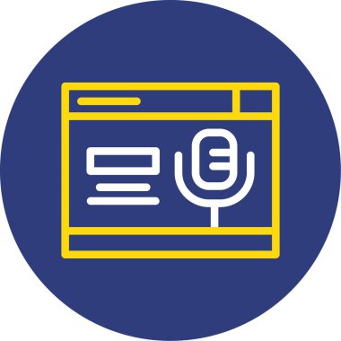 Web simgesi, vektör illüstrasyonu