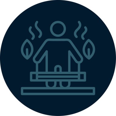 Bir tren simgesinin vektör illüstrasyonu