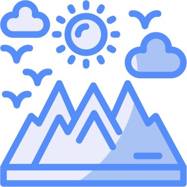 Hava durumu. Web simgesi basit illüstrasyon