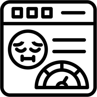 üzgün yüz simgesi, özet biçimi