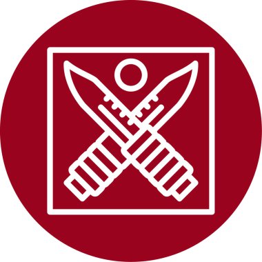 Modern b 'nin vektör çizimi kılıç simgesinden yoksun