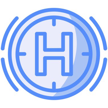 Modern oto tamir simgesinin vektör illüstrasyonu