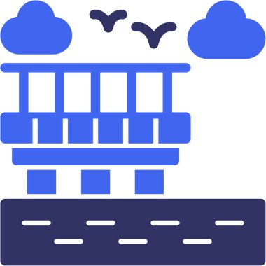 Bulut. Web simgesi basit illüstrasyon