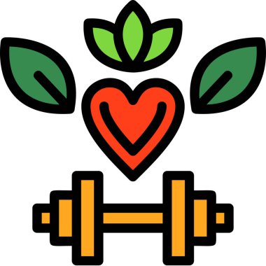 sağlıklı yiyecek diyeti simgesi