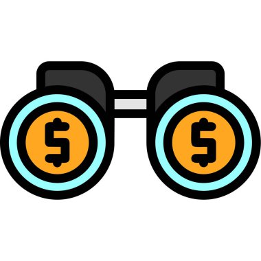 para çantası simgesi, vektör illüstrasyonu