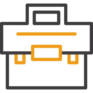 Çanta. Web simgesi basit illüstrasyon