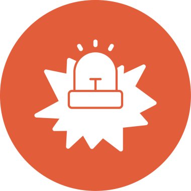 Zil. Web simgesi basit illüstrasyon