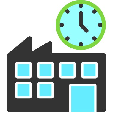 saat vektör simgesi modern basit tasarım