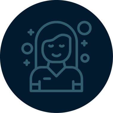 Avatar simgesi, vektör illüstrasyonu