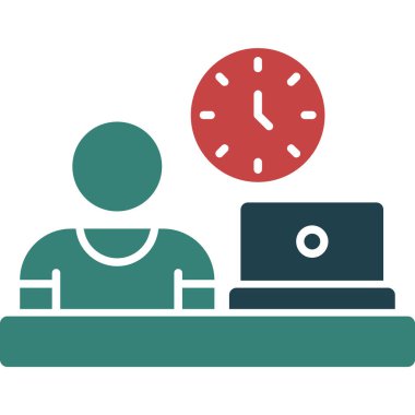 iş ve iş için işletme yönetimi dairesi simgesi