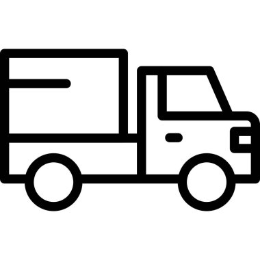 - Araba. Web simgesi basit illüstrasyon