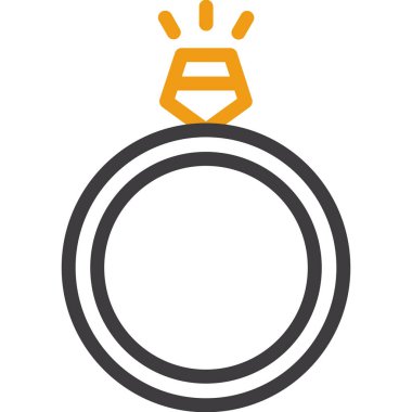 Alyans ikonu. Web için basit alyans vektör simgeleri çizimi