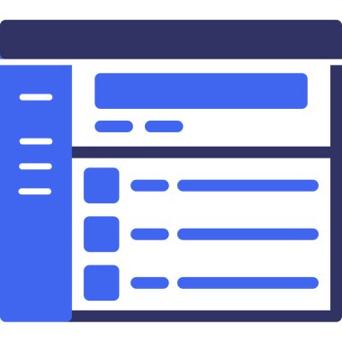 tarayıcı web simgesi basit tasarım