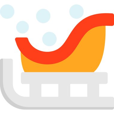 Düz banyo küveti ikonu.