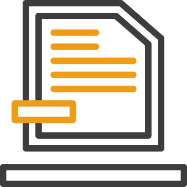 dosya dizini simgesi, vektör illüstrasyonu