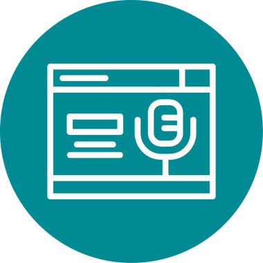 Modern eğitim ikonunun vektör illüstrasyonu