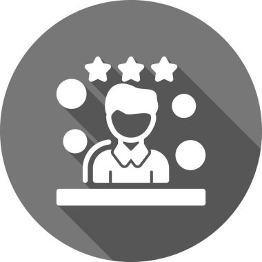 Müşteri geribildirim simgesi vektör illüstrasyonu