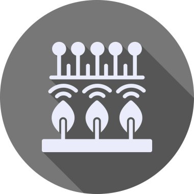 Kablosuz. Web simgesi basit illüstrasyon