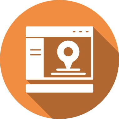 Tarayıcı web vektör simgesi