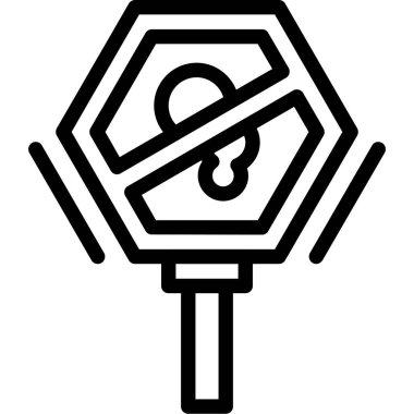 - Şeker. Web simgesi basit illüstrasyon