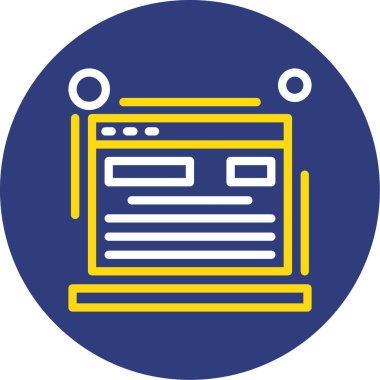 seo modern simgesinin vektör illüstrasyonu