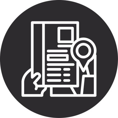 kağıt, basit simge, vektör içeren belge