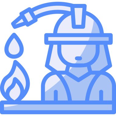 Su. Web simgesi basit illüstrasyon