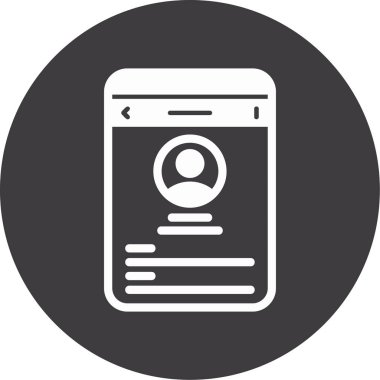 Cep telefonu. Web simgesi çizimi tasarımı