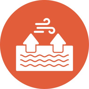 güzel yüzme vektörü simgesi